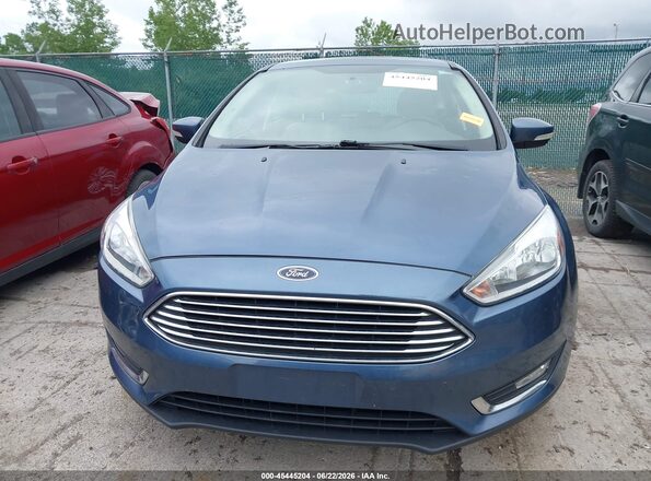 1FADP3N27JL281051 2018 FORD FOCUS Blue Instrument cluster view