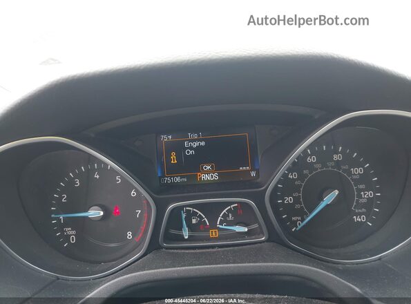 1FADP3N27JL281051 2018 FORD FOCUS Blue Rear seats view