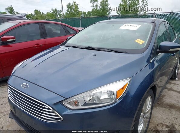 1FADP3N27JL281051 2018 FORD FOCUS Blue Front view