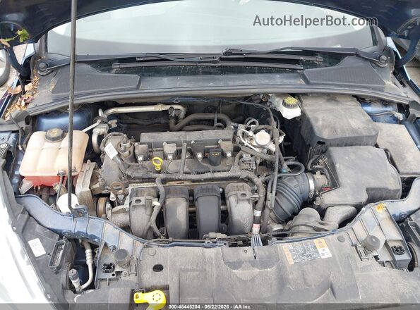 1FADP3N27JL281051 2018 FORD FOCUS Blue Rear view