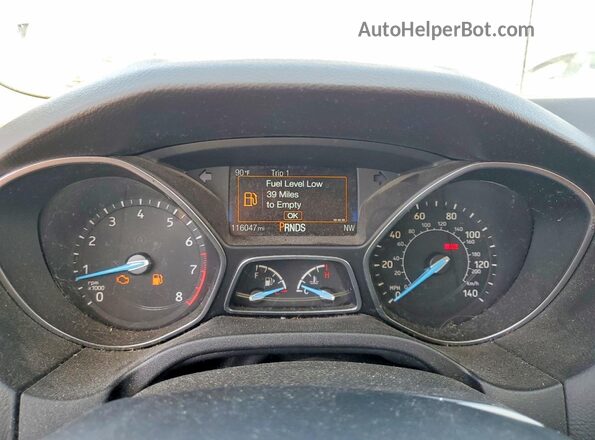 1FADP3N27JL283303 2018 FORD FOCUS Gray Widok zestawu wskaźników