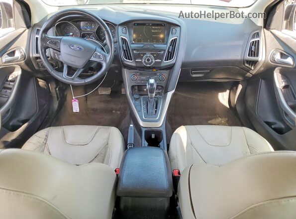 1FADP3N27JL283303 2018 FORD FOCUS Gray Widok deski rozdzielczej