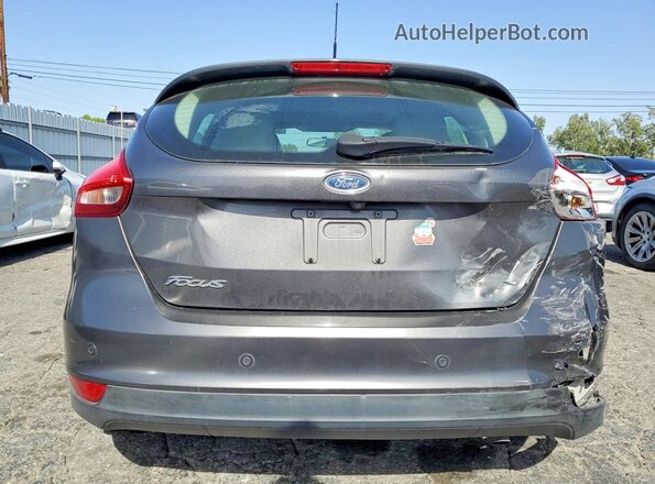 1FADP3N27JL283303 2018 FORD FOCUS Gray Widok z tyłu
