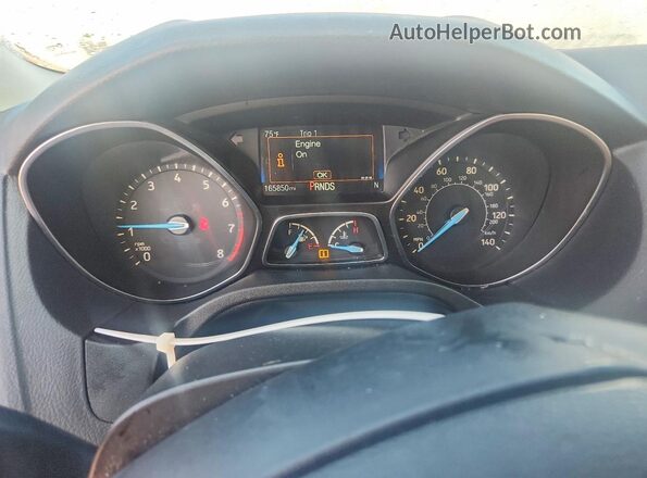 1FADP3N27JL323783 2018 FORD FOCUS Blue Instrument cluster view