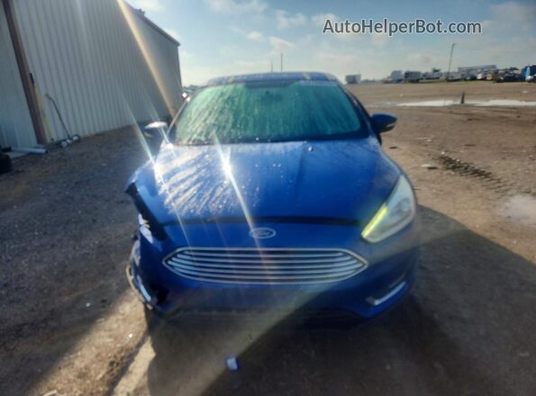 1FADP3N27JL323783 2018 FORD FOCUS Blue Front view