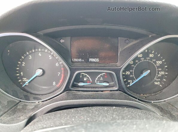 1FADP3N28GL302885 2016 FORD FOCUS Silver ხელსაწყოთა პანელის ხედი
