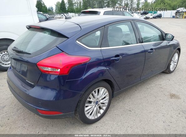1FADP3N28HL312317 2017 FORD FOCUS Blue Tył prawy