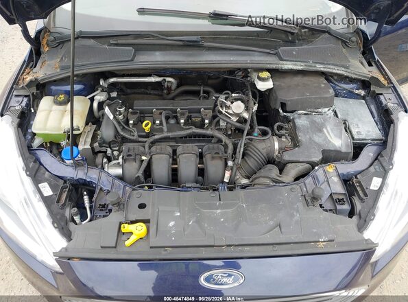 1FADP3N28HL312317 2017 FORD FOCUS Blue Widok z tyłu