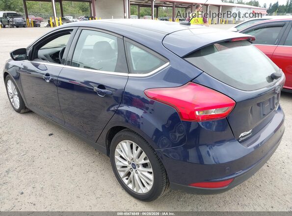 1FADP3N28HL312317 2017 FORD FOCUS Blue Tył lewy