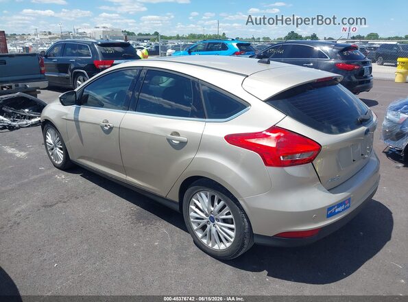 1FADP3N28HL324709 2017 FORD FOCUS Gold Rear left