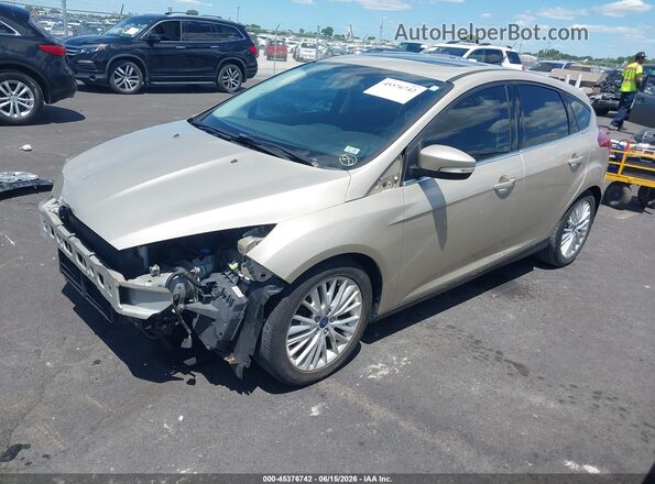 1FADP3N28HL324709 2017 FORD FOCUS Gold Front left
