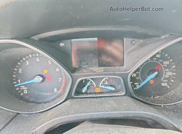 1FADP3N29GL238761 2016 FORD FOCUS Угольный Вид щитка приборов