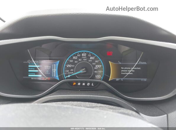 1FADP3R48HL255483 2017 FORD FOCUS ELECTRIC White Rear seats view