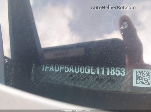 1FADP5AU0GL111853 2016 FORD C-MAX HYBRID Gold Вид підкапотного простору