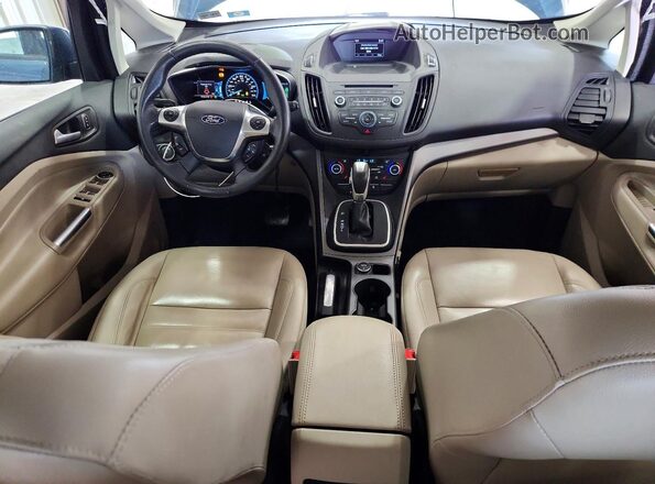 1FADP5AU0JL104019 2018 FORD C-MAX Blue Vista del salpicadero