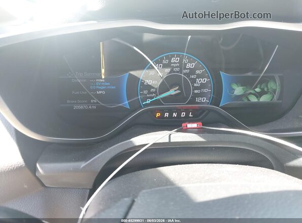 1FADP5AU3GL110812 2016 FORD C-MAX HYBRID White Widok tylnych siedzeń