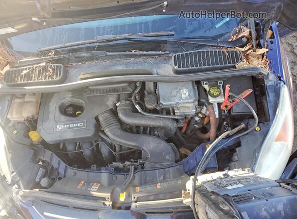 1FADP5AU5GL117261 2016 FORD C-MAX Blue უკანა სალონის ხედი