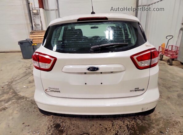 1FADP5AU6JL103571 2018 FORD C-MAX White Вид ззаду