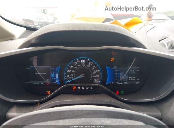 1FADP5AU7GL109114 2016 FORD C-MAX HYBRID Silver Rear seats view