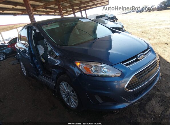 1FADP5AU7JL101490 2018 FORD C-MAX HYBRID Blue Вид спереду