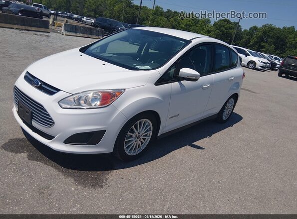 1FADP5AUXGL116249 2016 FORD C-MAX HYBRID White წინა მარცხენა ხედი სამი მეოთხედიდან