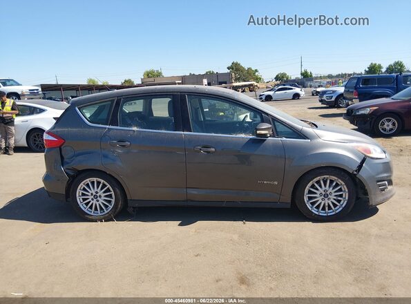 1FADP5BU0GL107476 2016 FORD C-MAX HYBRID Gray Rear interior view