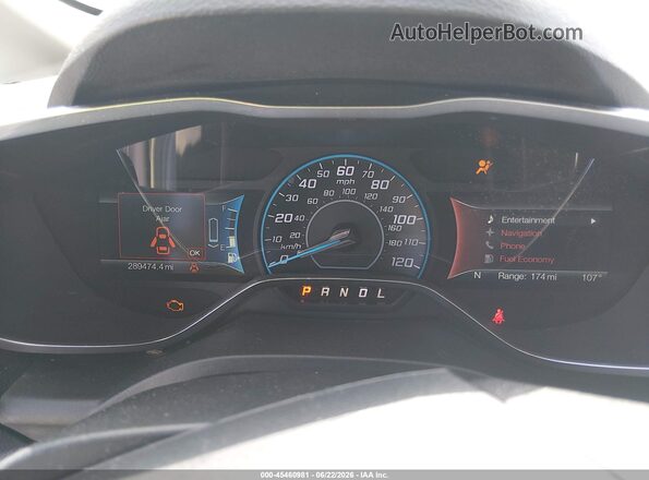 1FADP5BU0GL107476 2016 FORD C-MAX HYBRID Gray Rear seats view