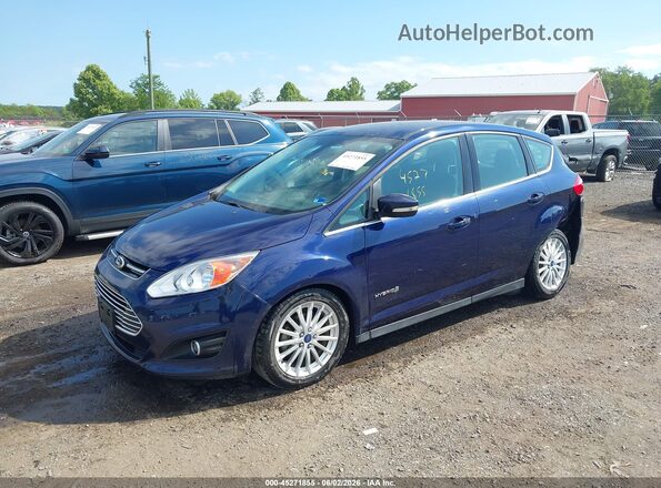 1FADP5BU4GL100319 2016 FORD C-MAX HYBRID Blue Przód lewy
