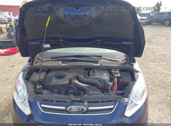 1FADP5BU4GL100319 2016 FORD C-MAX HYBRID Blue Widok z tyłu
