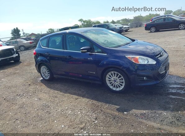 1FADP5BU4GL100319 2016 FORD C-MAX HYBRID Blue Widok wnętrza z tyłu