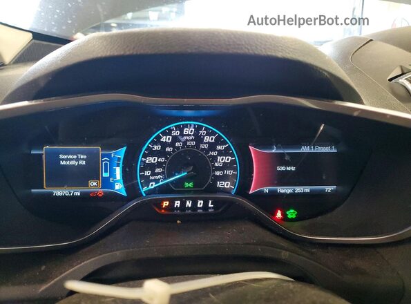1FADP5BU5GL100202 2016 FORD C-MAX Charcoal ხელსაწყოთა პანელის ხედი