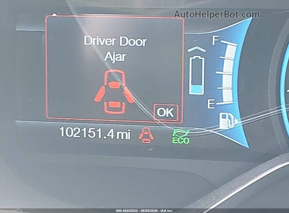 1FADP5BU6GL113671 2016 FORD C-MAX HYBRID White 