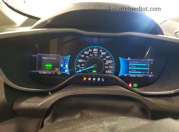 1FADP5BU8GL117205 2016 FORD C-MAX Silver Սարքավորումների վահանակի տեսք