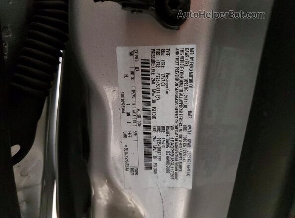 1FADP5BU8GL117205 2016 FORD C-MAX Silver VIN կոդի պիտակի տեսք