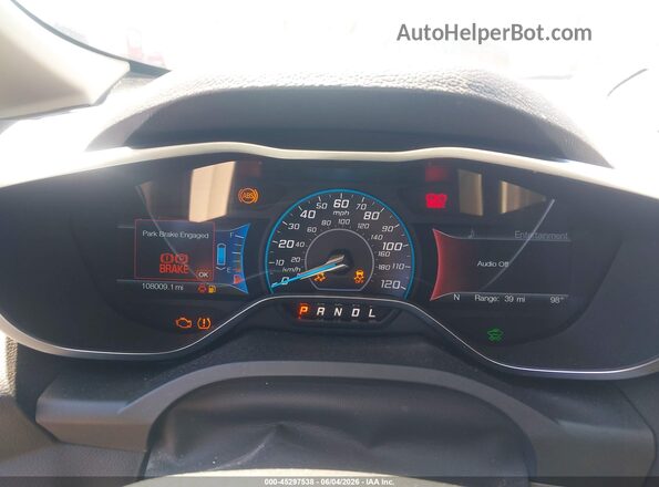 1FADP5BU9GL107069 2016 FORD C-MAX HYBRID Red Vista de los asientos traseros