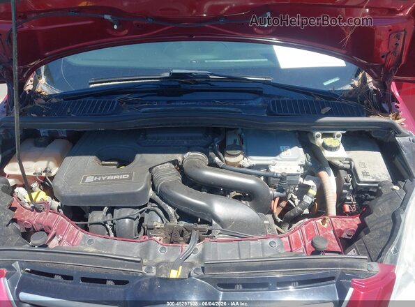 1FADP5BU9GL107069 2016 FORD C-MAX HYBRID Red Vista trasera