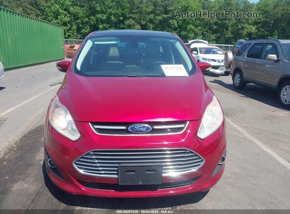 1FADP5BU9GL107069 2016 FORD C-MAX HYBRID Red Vista del cuadro de instrumentos