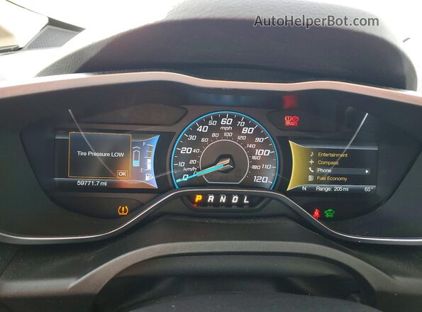 1FADP5BUXGL101314 2016 FORD C-MAX Gold Widok zestawu wskaźników
