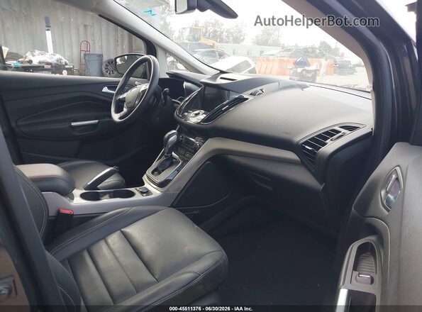 1FADP5CU1GL109252 2016 FORD C-MAX ENERGI Gray Widok wnętrza z przodu