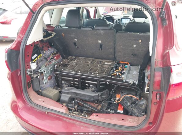 1FADP5CU4GL112680 2016 FORD C-MAX ENERGI Red Widok z przodu