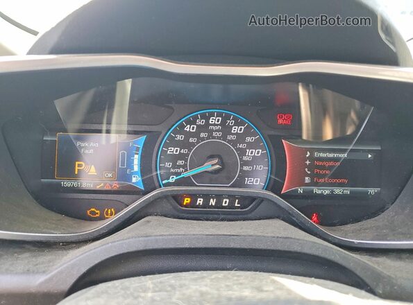 1FADP5CU8GL112570 2016 FORD C-MAX Gray Instrument cluster view