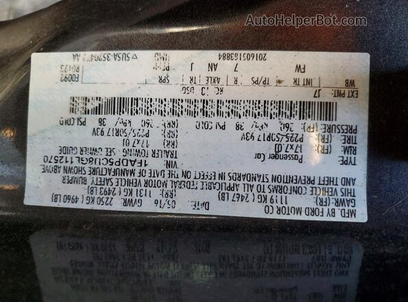 1FADP5CU8GL112570 2016 FORD C-MAX Gray Engine compartment view