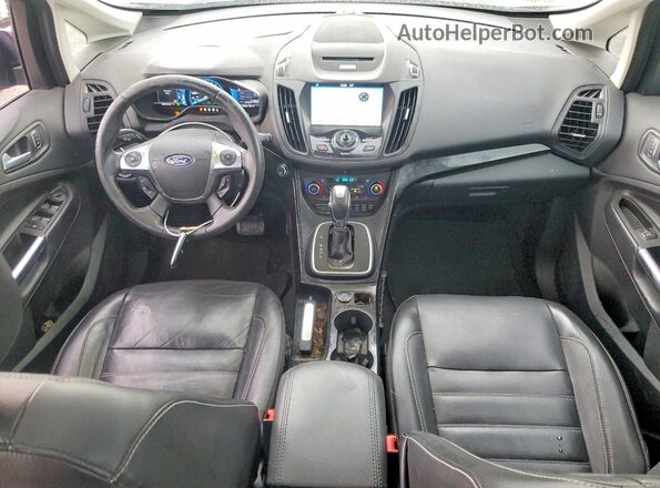 1FADP5DU0HL118718 2017 FORD C-MAX Blue Vista del salpicadero