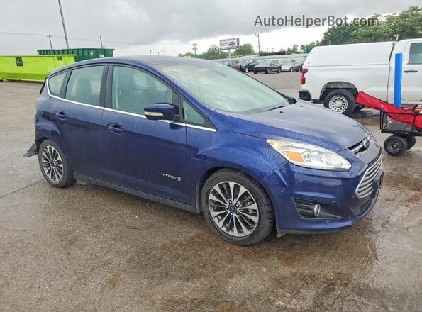 1FADP5DU0HL118718 2017 FORD C-MAX Blue Delantero derecho
