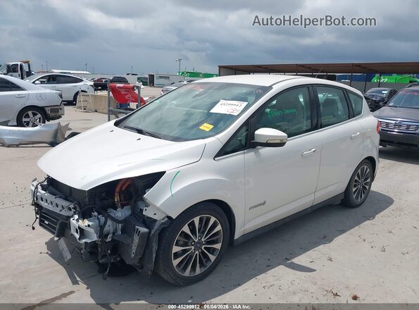 1FADP5DU4HL109035 2017 FORD C-MAX HYBRID White Front left