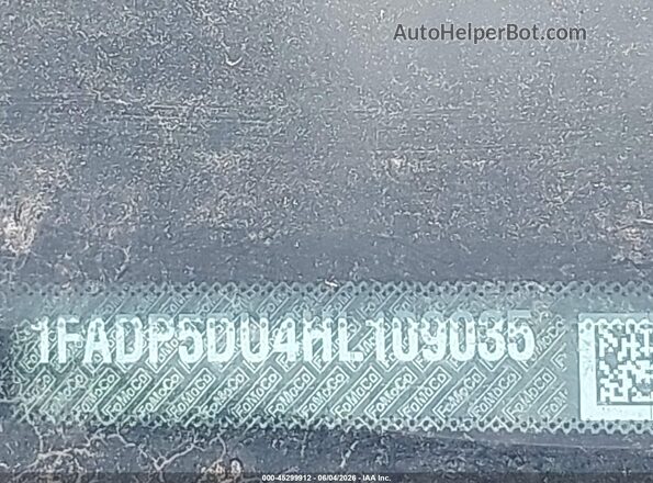 1FADP5DU4HL109035 2017 FORD C-MAX HYBRID White 
