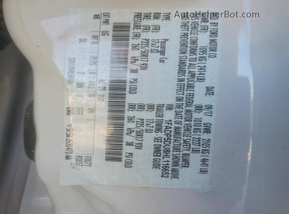 1FADP5DU8HL116652 2017 FORD C-MAX White 