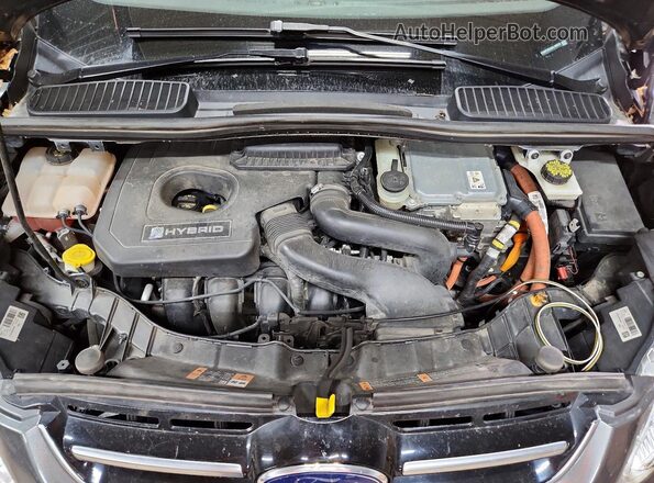 1FADP5DUXHL108679 2017 FORD C-MAX Charcoal Engine compartment view