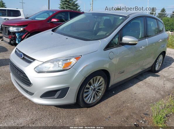 1FADP5EU0HL109581 2017 FORD C-MAX ENERGI Silver Vista tres cuartos delantera izquierda