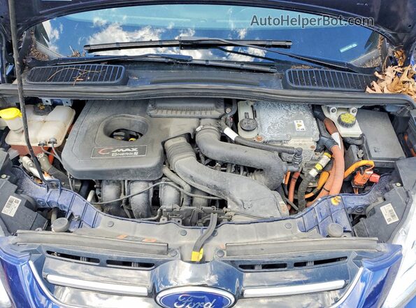 1FADP5EU2HL111896 2017 FORD C-MAX Blue Rear interior view